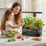 SUNCOZE Hydroponics Growing System with Removable Tank, 36W Dimmable Full Spectrum LED Grow Light, 12 Pods Indoor Herb Garden with 5L Split Water Tank, 21.6" Height Adjustable Hydroponic Garden